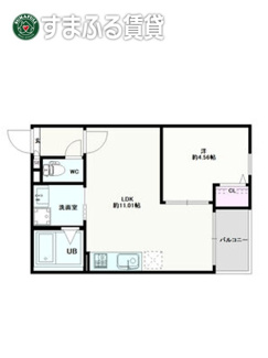 【間取り】 | Jack　harisakiⅠ　岡崎市針崎町