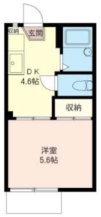 フローラ幕張の間取り