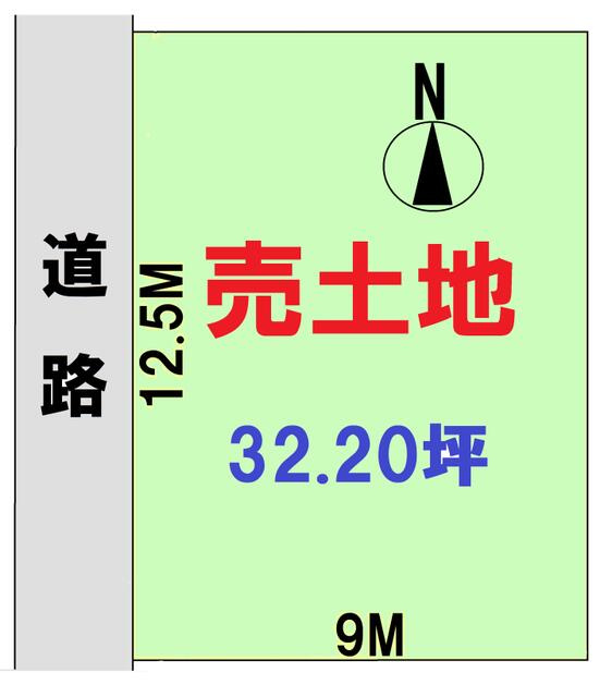 高津町　売土地の区画図