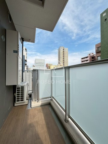 ラフィット松屋町のバルコニー