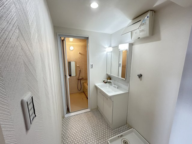 メゾンドール明石山ノ手台の脱衣所