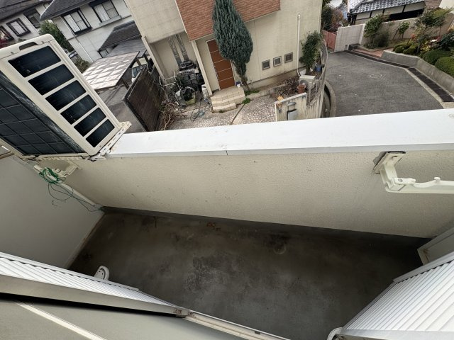 カサブランカ鈴蘭台のバルコニー