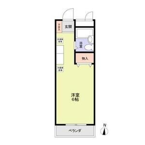 カサブランカ鈴蘭台の間取り