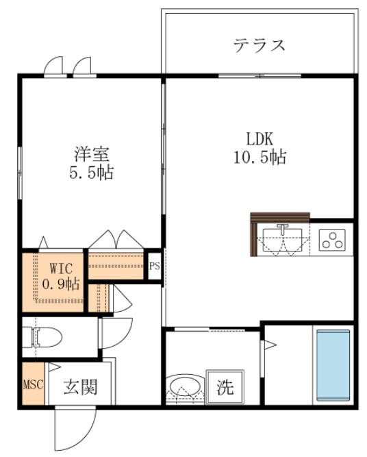 ヘーベルメゾン長池の間取り