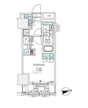 浅草田原町レジデンスの間取り