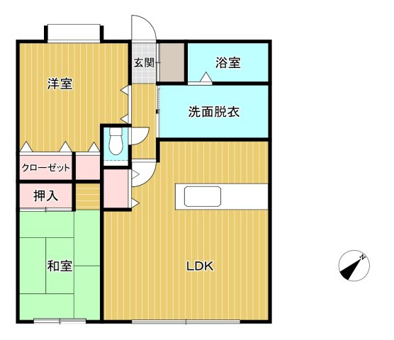 【間取り】 | ルミエールガーデンⅠ