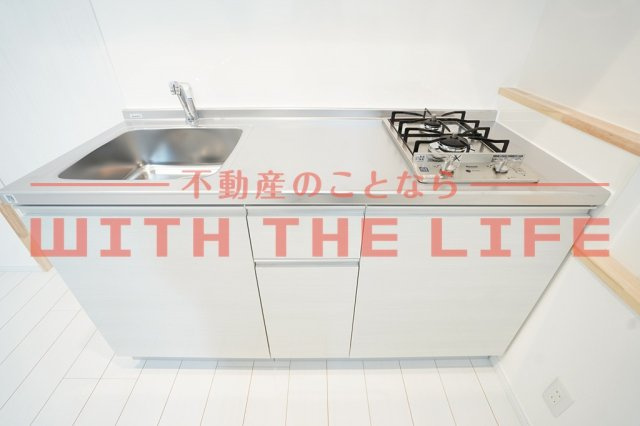 Alivio N【キャンペーン対象物件】のキッチン|コンパクトなキッチンで掃除もラクラク