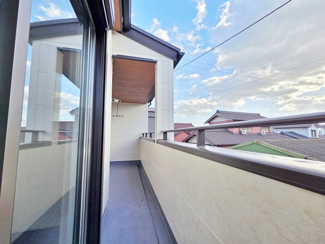 【バルコニー】 | 知多市八幡荒井　２号棟