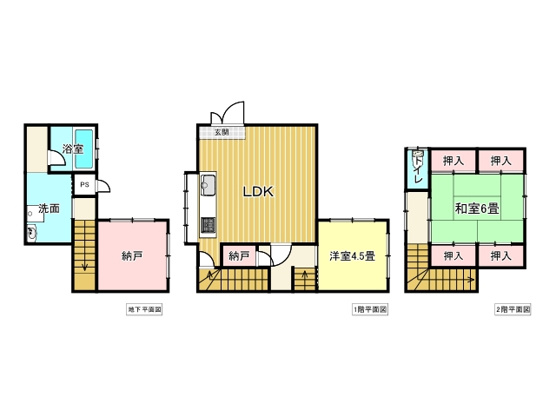 【間取り】 | 伊東市宇佐美　戸建