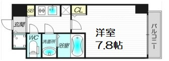 【間取り】 | S-RESIDENCE新大阪駅前