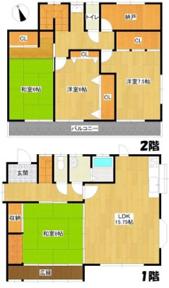 【間取り】 | 寺家一戸建