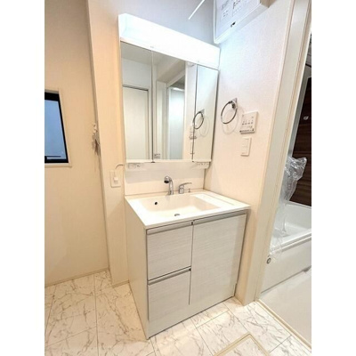 【洗面所】 | ４０８７志木市柏町２０期６棟４号棟 | 使いやすい洗面所です