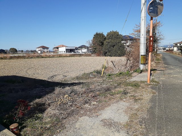 宇土市走潟町の売地の前面道路含む現地写真