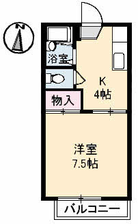 フレグランスセトミB棟の間取り