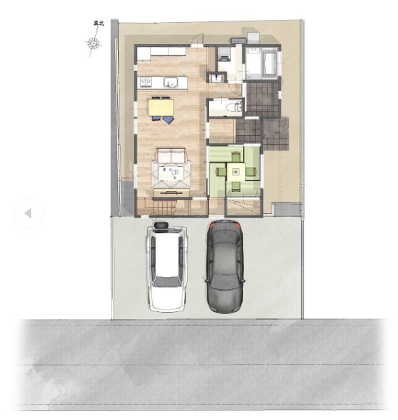八幡西区塔野の区画図