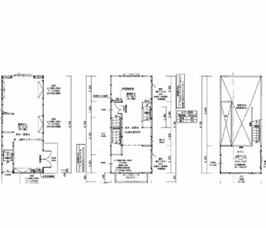 近江八幡市鷹飼町の店舗事務所の間取り