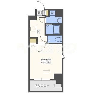セオリー難波ＷＥＳＴの間取り