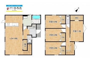 八幡西区若葉3丁目の間取り