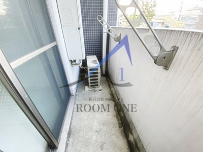 ＬＡ東十条のバルコニー|バルコニーです。