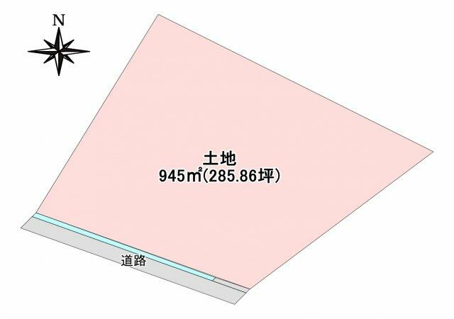 沢津町3丁目　売土地の区画図