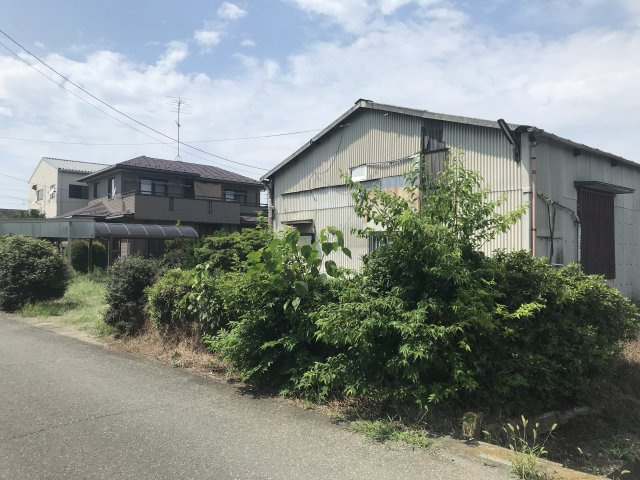 鴻巣市屈巣の売地の外観