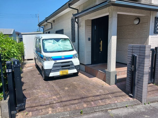 熊本市東区健軍４丁目の中古一戸建の駐車場|車をお持ちの方に嬉しい駐車場付きの物件です