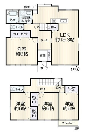 神戸市垂水区朝谷町の間取り