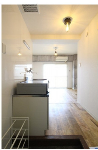 マンション神楽坂の玄関