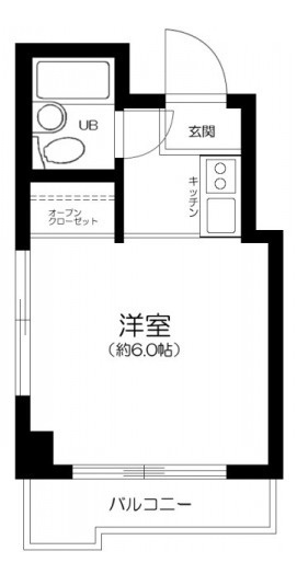 マンション神楽坂の間取り