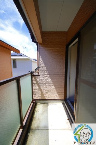 グランディールⅠのバルコニー