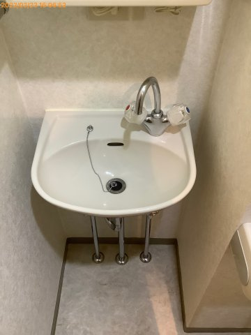 新品家具付きマンション博多駅前24(KaGood福岡)の洗面所