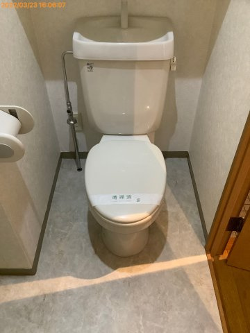 新品家具付きマンション博多駅前24(KaGood福岡)のトイレ