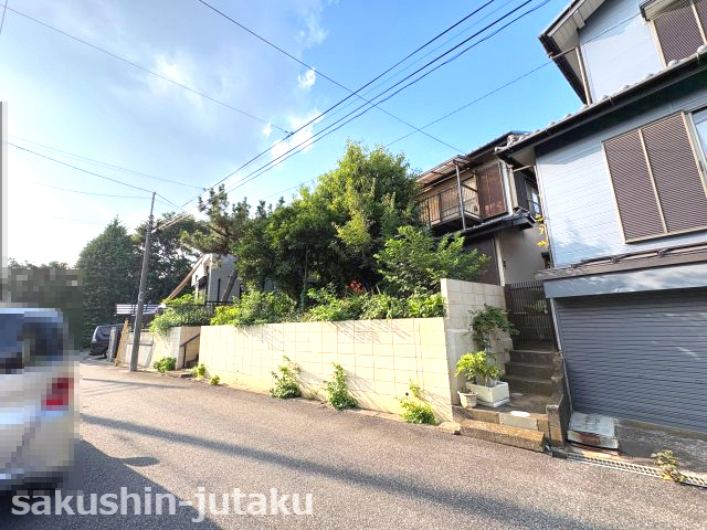 藤崎３丁目　売地の外観|藤崎３丁目　売地　約57坪　解体更地渡し　確定測量実施予定　建築条件なし