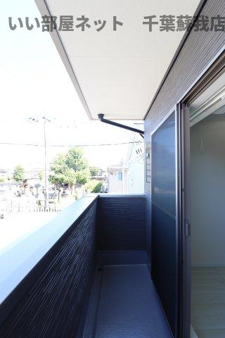 マロン クレールのバルコニー|お洗濯にも便利なバルコニー付き