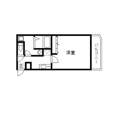 神戸市中央区北長狭通８丁目の賃貸マンションの間取り