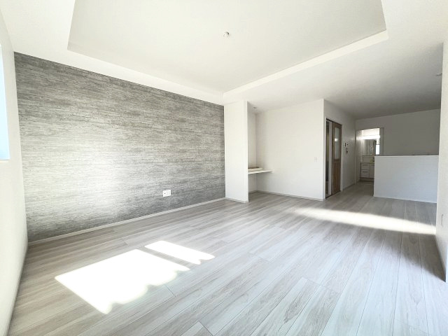 【居間・リビング】 | 福岡市南区皿山1丁目6期　2号棟（全2棟）【仲介手数料無料・0円】 | 現地写真。