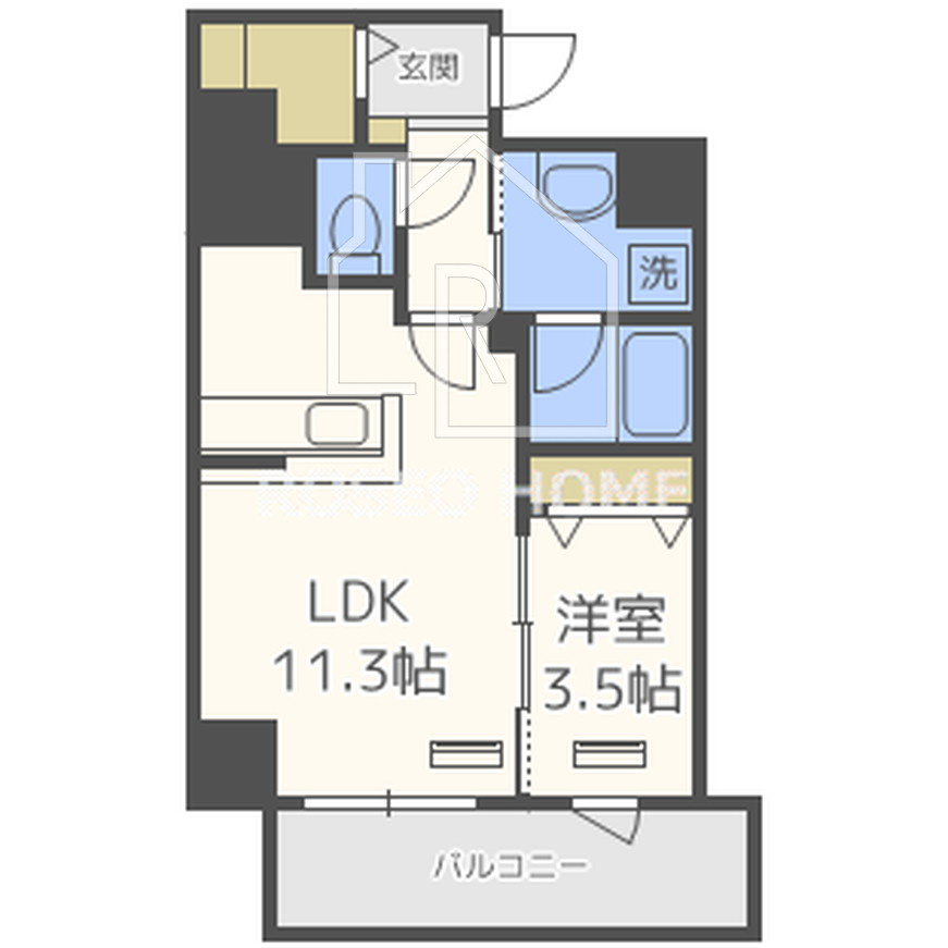 パンセ新町の間取り