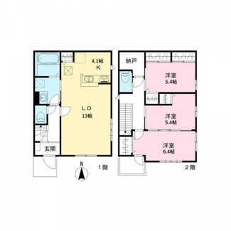 【間取り】 | 光町２丁目戸建