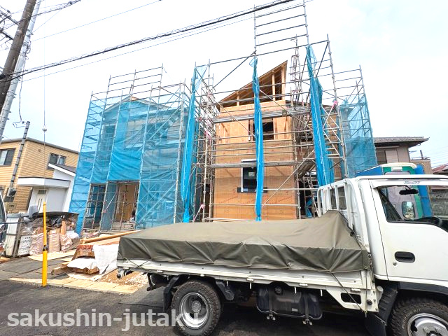 八千代台西３丁目　新築戸建　の外観|八千代台西３丁目　新築戸建　全２棟　八千代台駅徒歩６分の好立地　南西側4m公道面