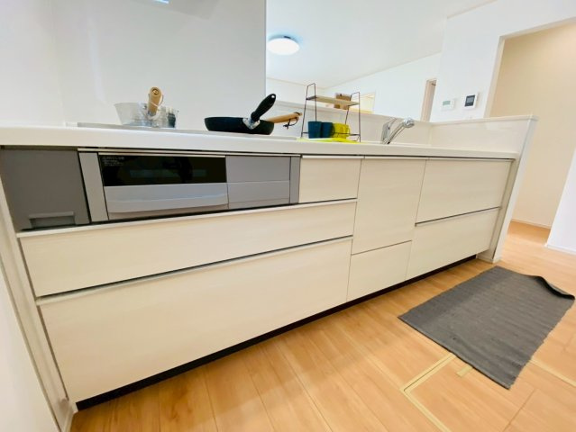 ハートフルタウン／菊陽町原水／B号棟のキッチン