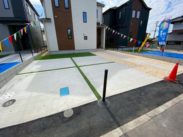 ハートフルタウン／菊陽町原水／B号棟の駐車場