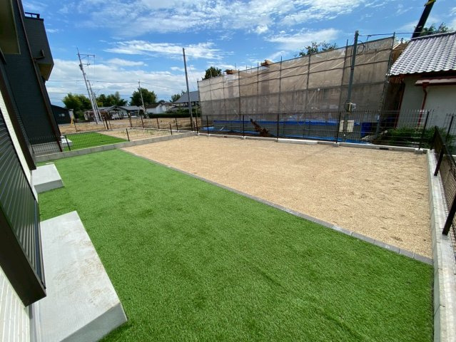 ハートフルタウン／菊陽町原水／B号棟の庭