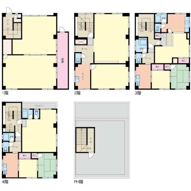 足立区千住宮元町の住宅付店舗戸建