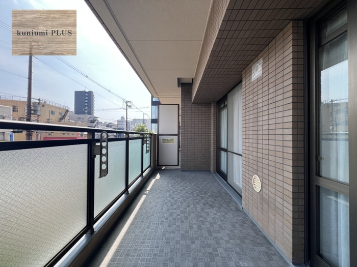 ヴィルヌーブ野江内代のバルコニー