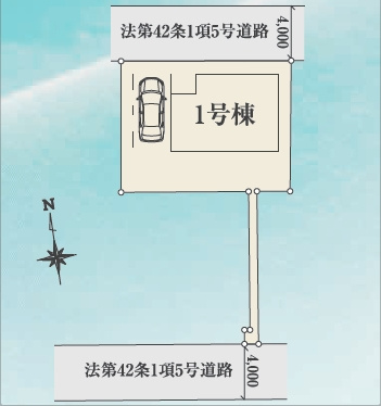 【区画図】 | 川越市砂新田3丁目第1期　全2棟　1号棟 | 全1棟