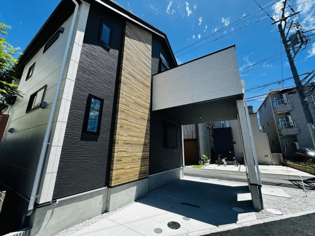 茅ヶ崎市東海岸北5丁目新築戸建て　4期1号棟の外観