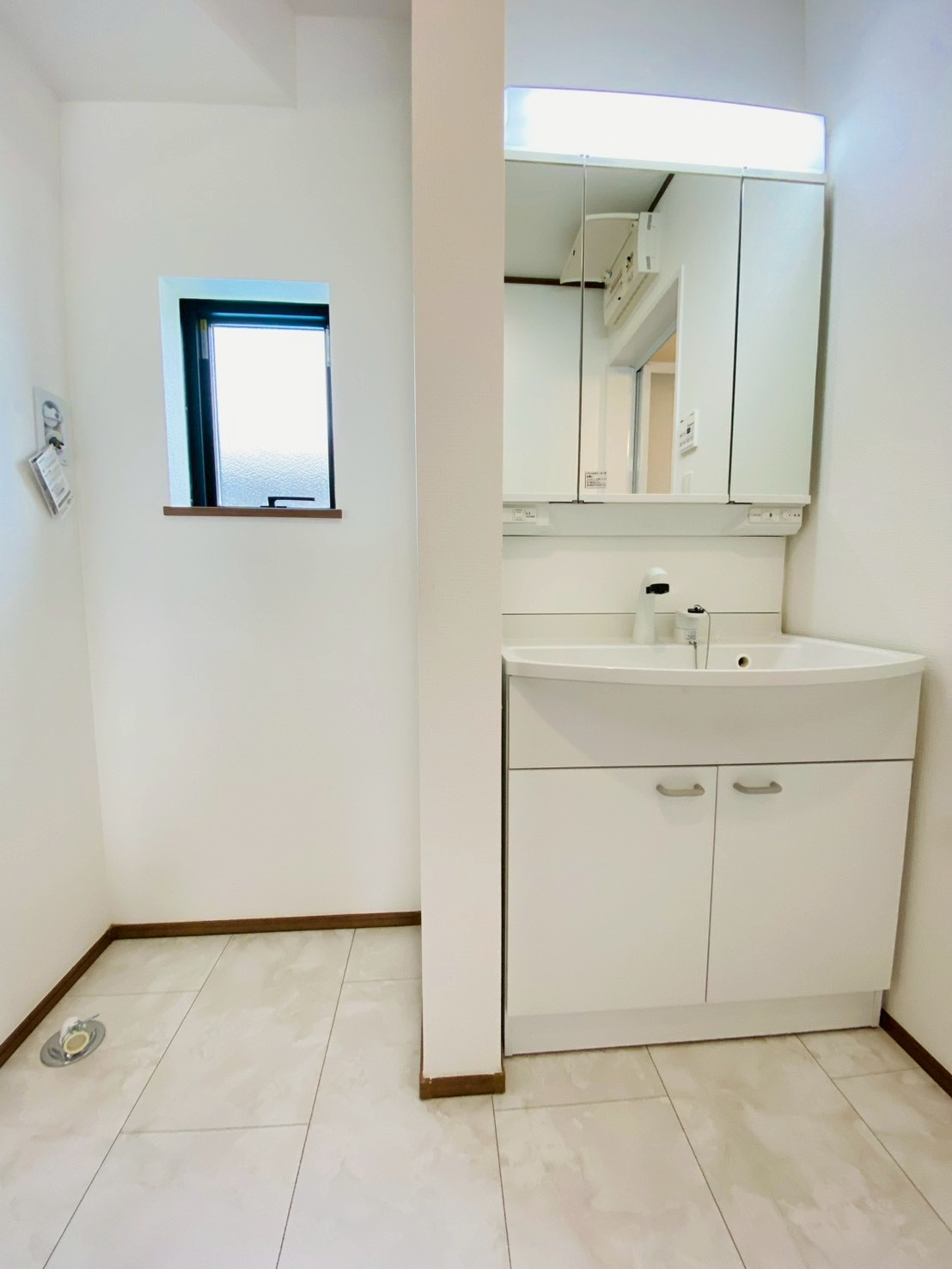 ハートフルタウン／菊陽町原水／Ｃ号棟の独立洗面台