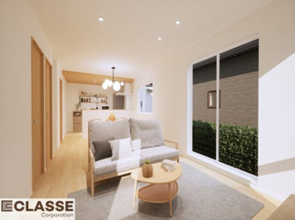 【完成予想図】 | 城陽市久世芝ヶ原　4区画4号地　売土地　建築条件付き | 弊社標準仕様（アトリエスタイルハウス仕様）では、耐震等級3相当が標準です。間取りにもよりますので、設計士に確認しながら、ご希望の間取りとの兼ね合いで考えていきましょう。