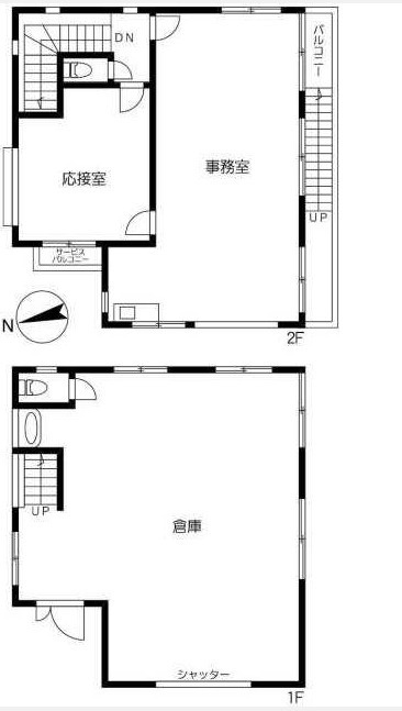 千葉市花見川区三角町　売事務所の間取り