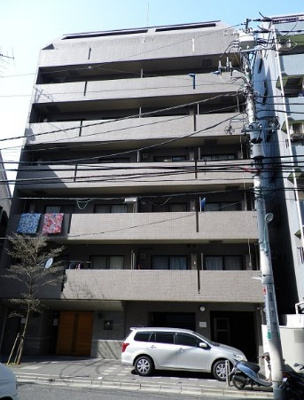 【外観】 | ルーブル中野新橋 | 鉄筋コンクリート造のがっちりとした建物。